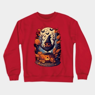 bird ready for helloween Crewneck Sweatshirt